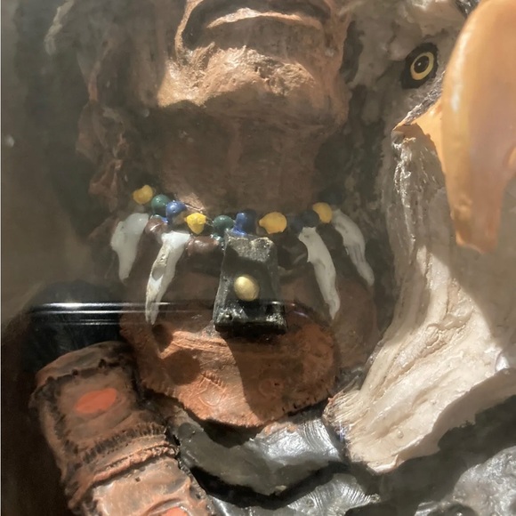 Native America Indian Chief and Eagle Shadow Box - Picture 6 of 12